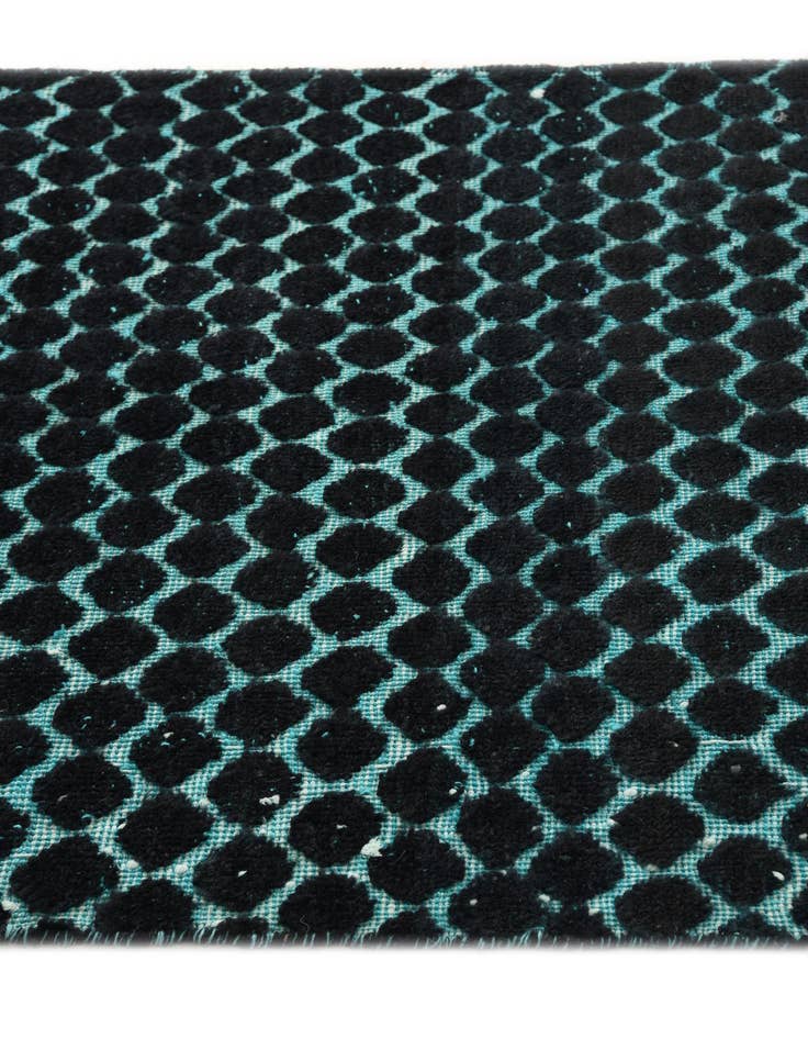 Detail image of  3' 4 x 10'  Hand Knotted Darya Wool Runner Rug