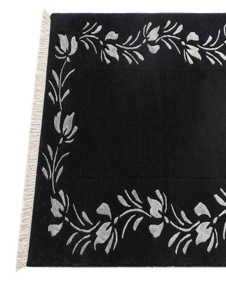 Detail image of  2' 9 x 10'  Hand Knotted Darya Wool Runner Rug