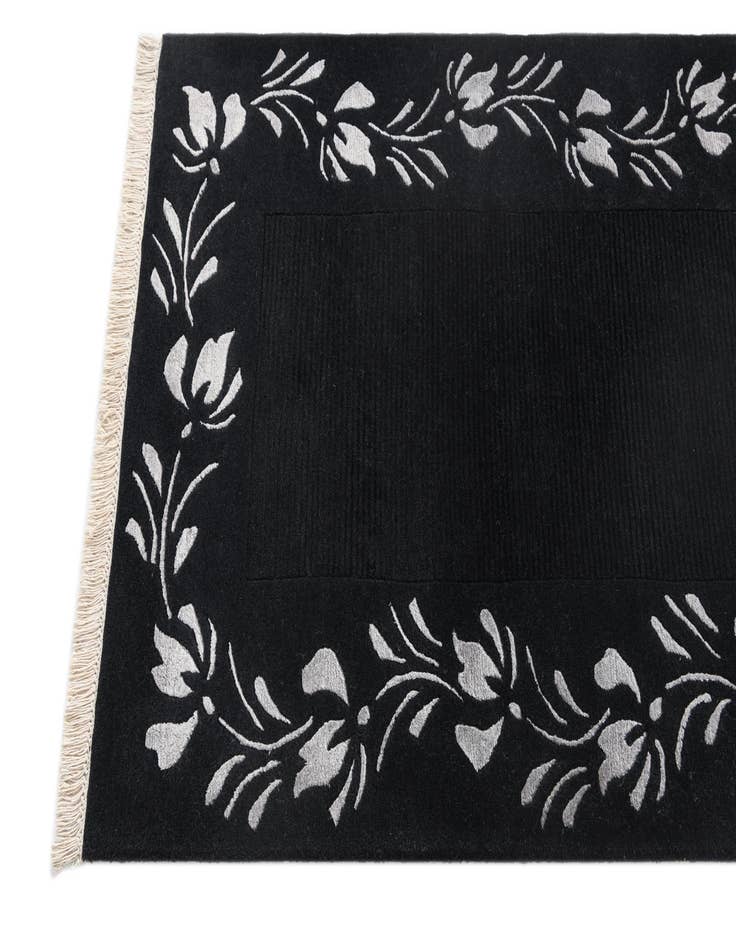 Detail image of  2' 11 x 9' 9  Hand Knotted Darya Wool Runner Rug