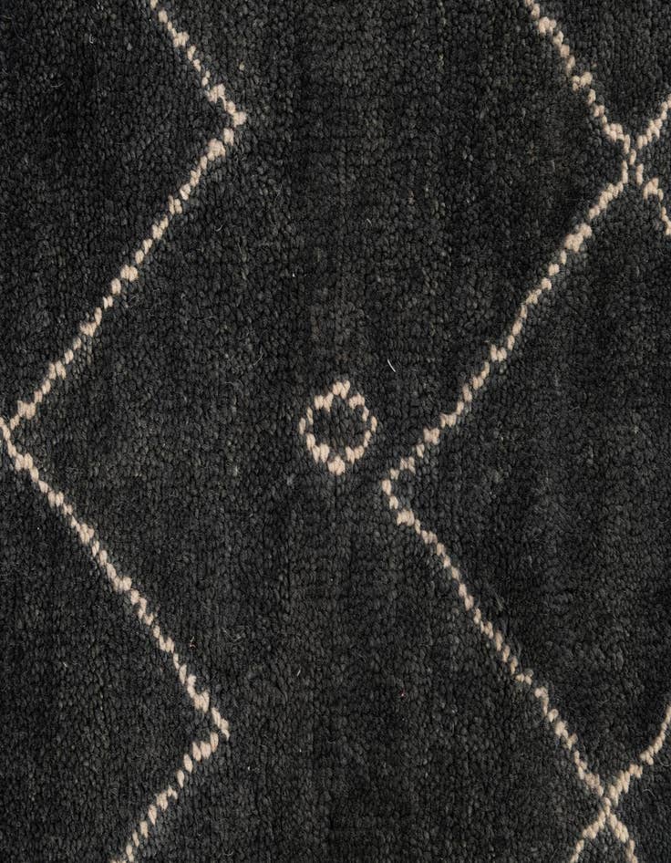 Detail image of  2' 10 x 8'  Hand Knotted Darya Wool Runner Rug