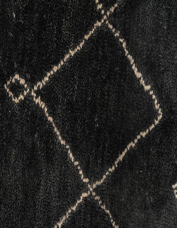Detail image of  2' 10 x 8'  Hand Knotted Darya Wool Runner Rug