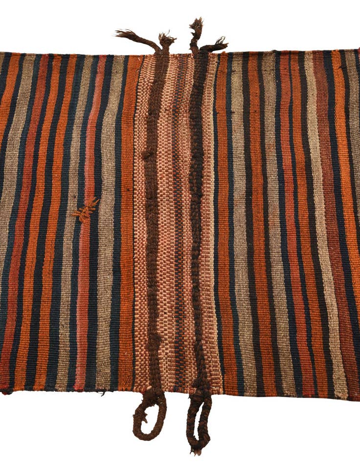 Detail image of  2' 5 x 8' 2  Hand Knotted Ghashghaei Persian Wool Runner Rug