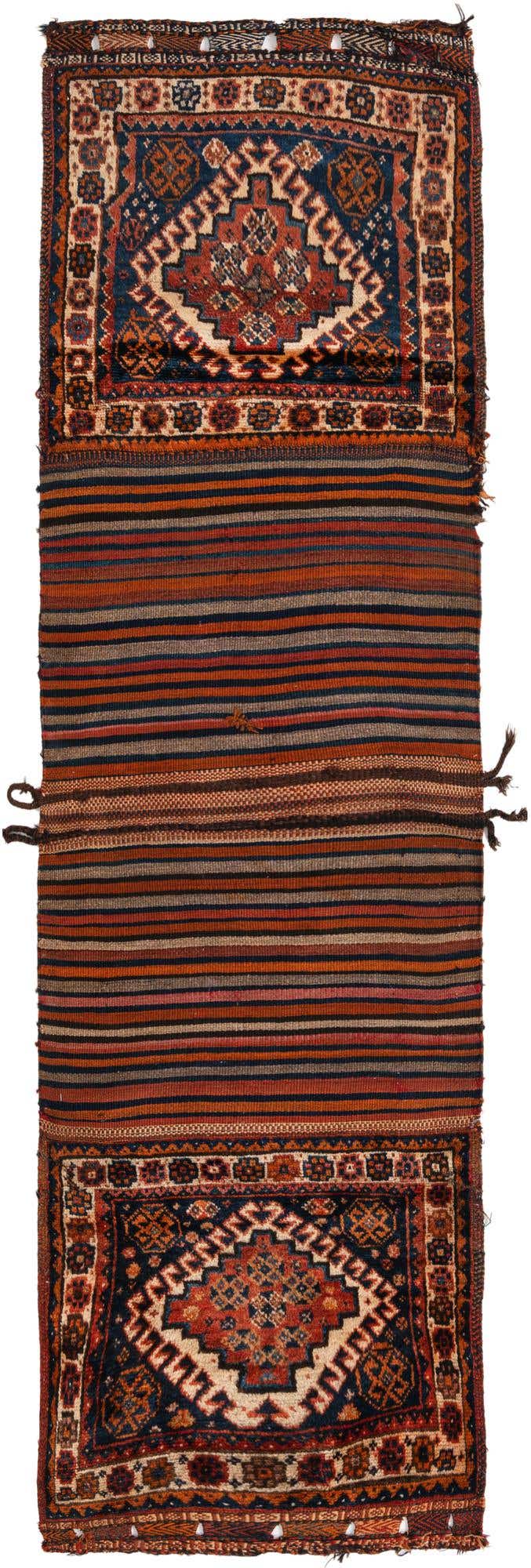 Primary image 2' 5 x 8' 2 Hand Knotted Ghashghaei Persian Wool Runner Rug