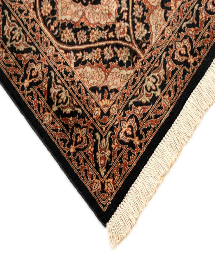 Detail image of  1' 11 x 5' 8 Ghom Runner Rug