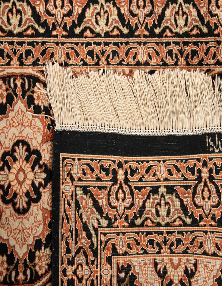 Detail image of  1' 11 x 5' 8 Ghom Runner Rug