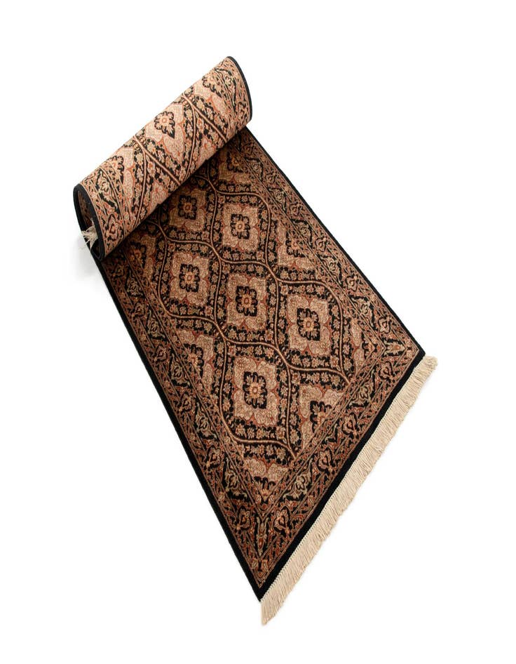 Detail image of  1' 11 x 5' 8 Ghom Runner Rug