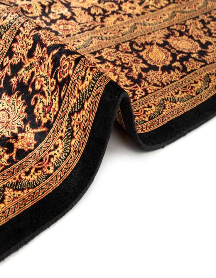 Detail image of  1' 11 x 5' 8 Ghom Runner Rug