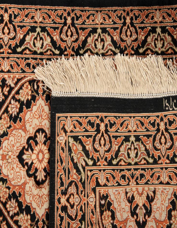 Detail image of  1' 11 x 5' 8 Ghom Runner Rug