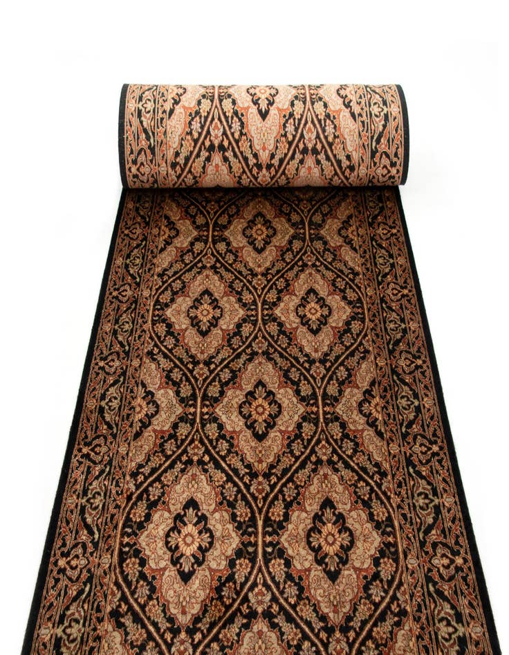 Detail image of  1' 11 x 5' 8 Ghom Runner Rug