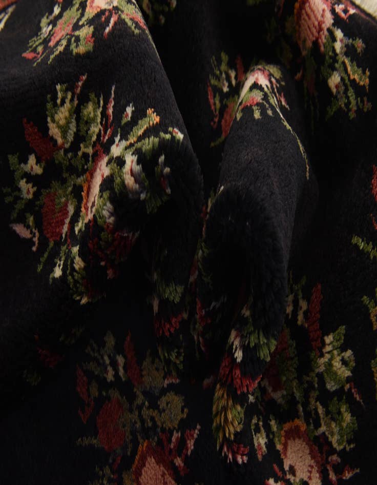 Detail image of  4' x 10' 5  Hand Knotted Hamedan Persian Wool Runner Rug