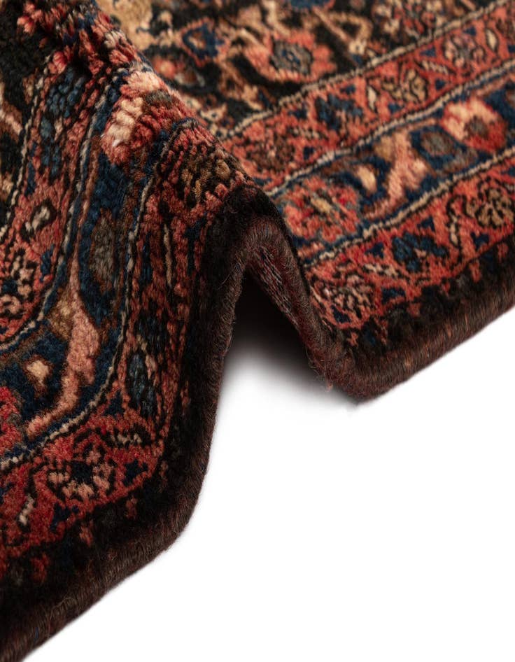 Detail image of  3' 5 x 13' 7 Hamedan Wool Runner Rug