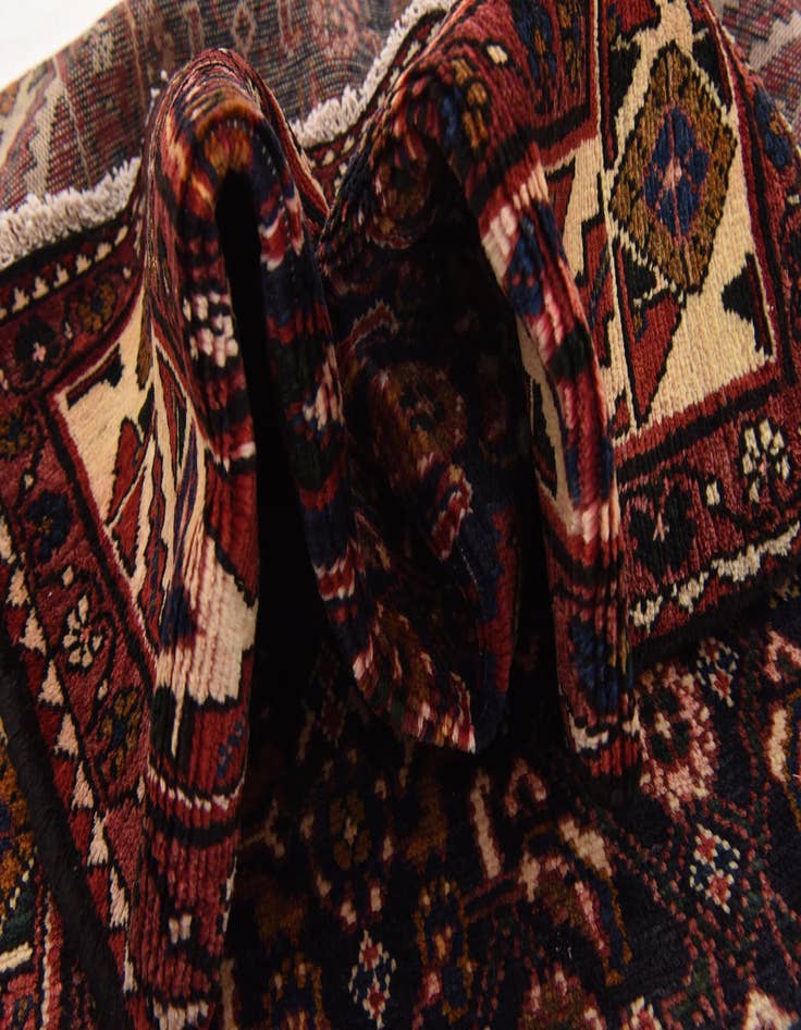 Detail image of  3' 7 x 10' 2  Hand Knotted Hossainabad Persian Wool Runner Rug