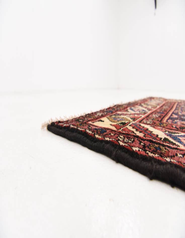 Detail image of  3' 7 x 10' 2  Hand Knotted Hossainabad Persian Wool Runner Rug