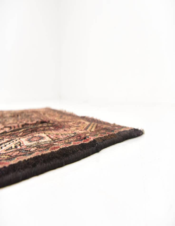 Detail image of  3' 10 x 11' 4  Hand Knotted Hossainabad Persian Wool Runner Rug