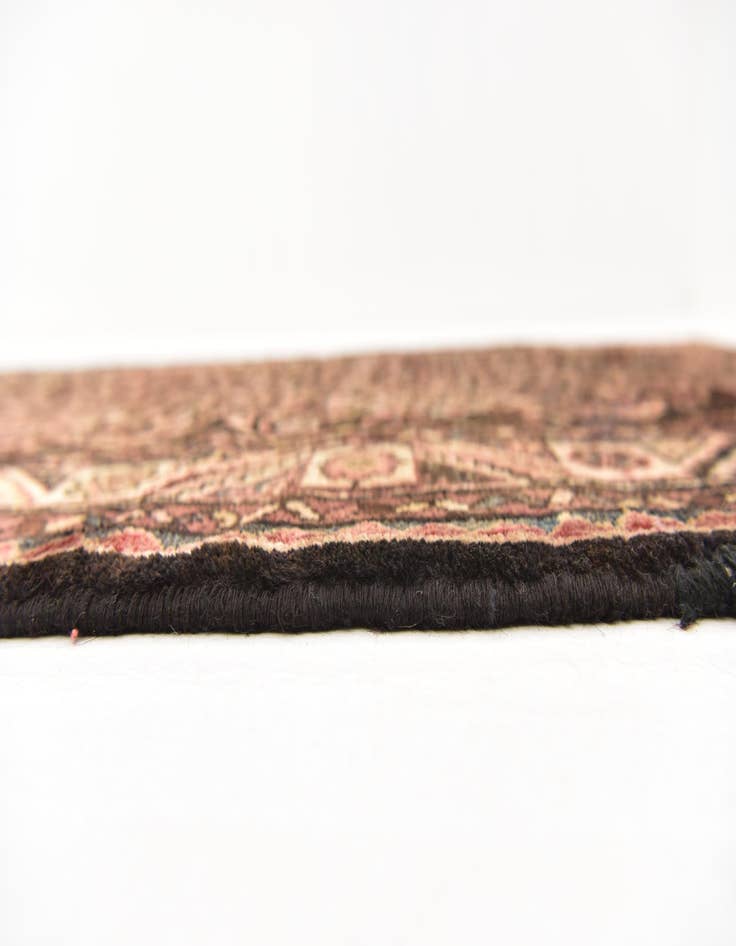 Detail image of  3' 10 x 11' 4  Hand Knotted Hossainabad Persian Wool Runner Rug