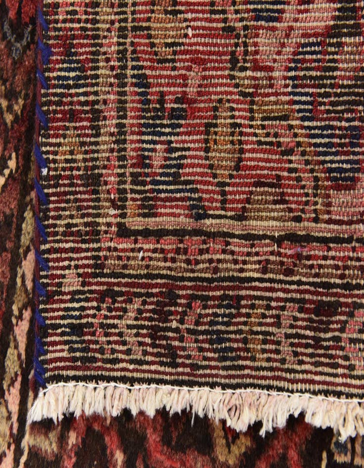 Detail image of  3' 8 x 10'  Hand Knotted Hossainabad Persian Wool Runner Rug