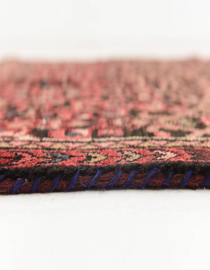 Detail image of  3' 8 x 10'  Hand Knotted Hossainabad Persian Wool Runner Rug