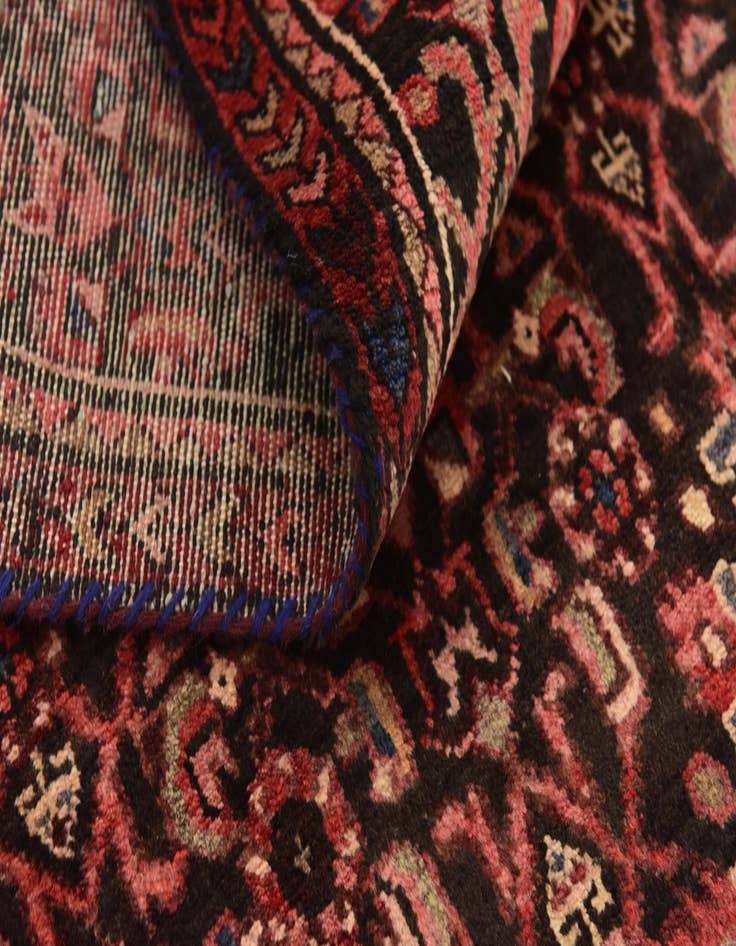 Detail image of  3' 8 x 10'  Hand Knotted Hossainabad Persian Wool Runner Rug