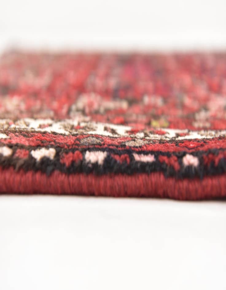 Detail image of  3' 9 x 10'  Hand Knotted Hossainabad Persian Wool Runner Rug