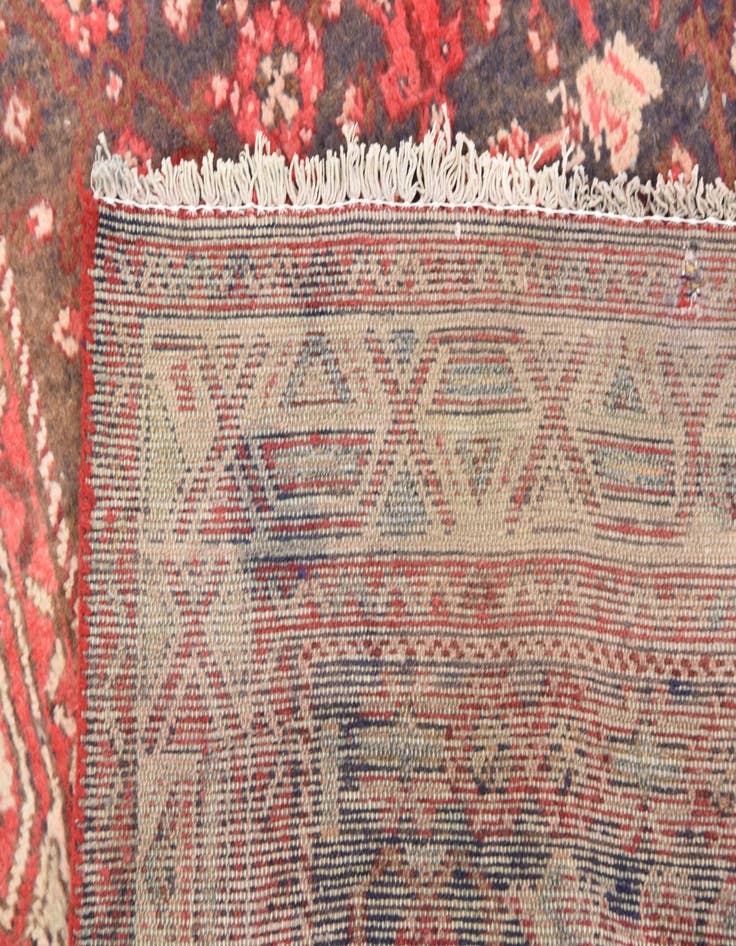 Detail image of  3' 6 x 9' 6  Hand Knotted Hossainabad Persian Wool Runner Rug