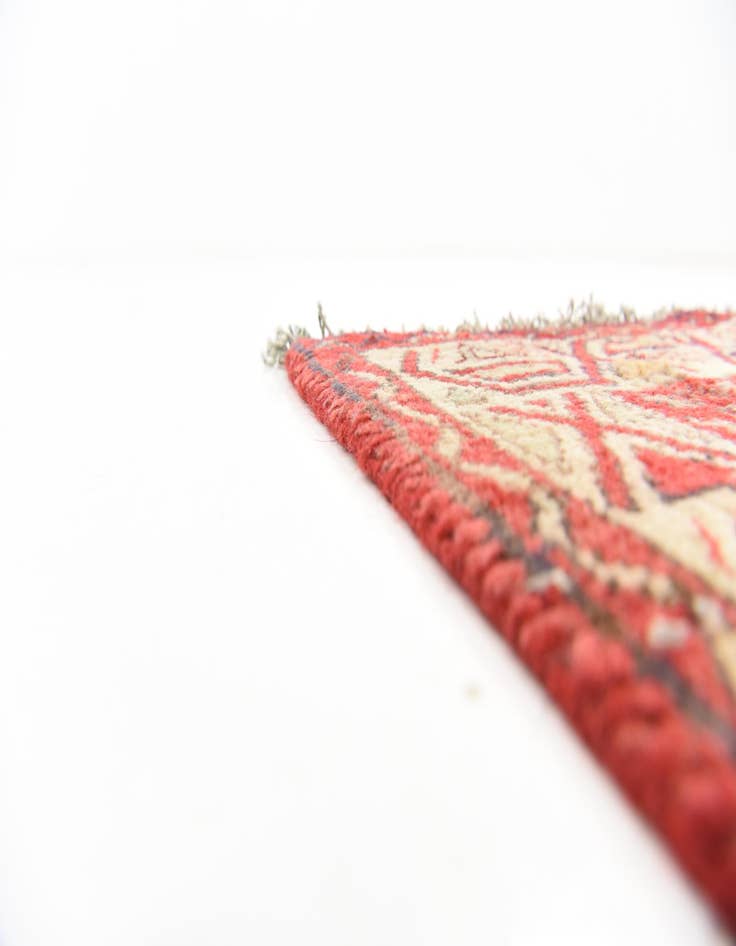 Detail image of  3' 6 x 9' 6  Hand Knotted Hossainabad Persian Wool Runner Rug