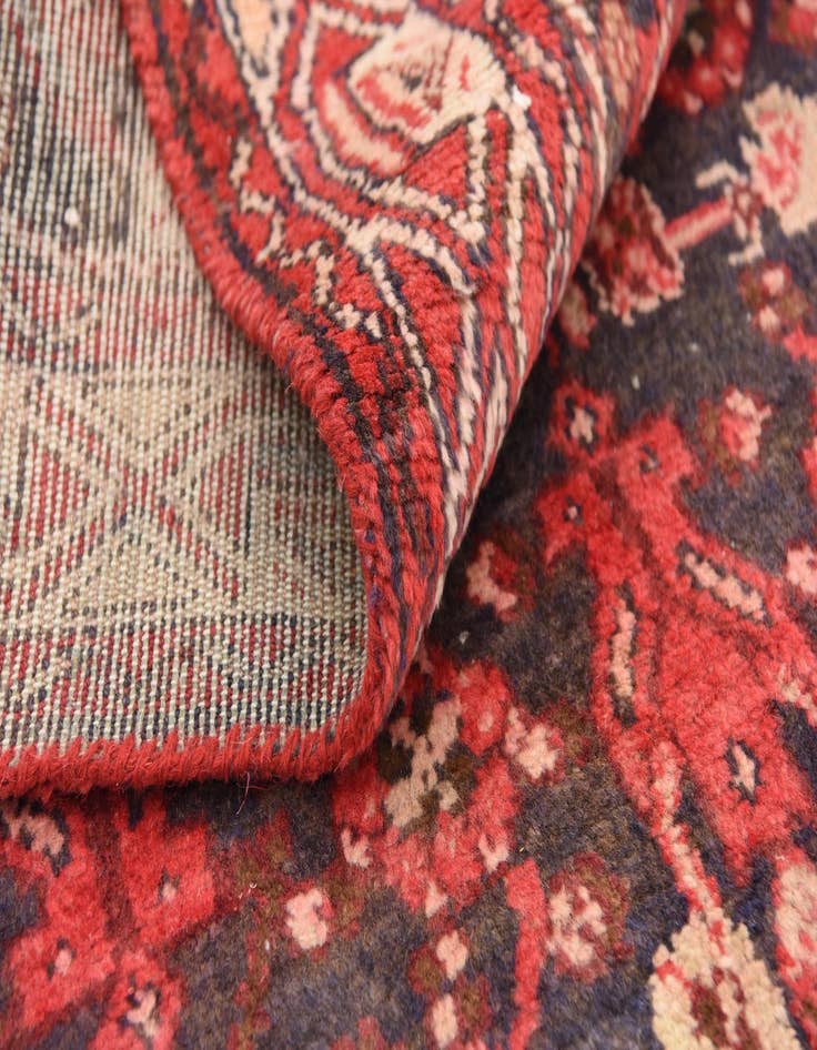 Detail image of  3' 6 x 9' 6  Hand Knotted Hossainabad Persian Wool Runner Rug