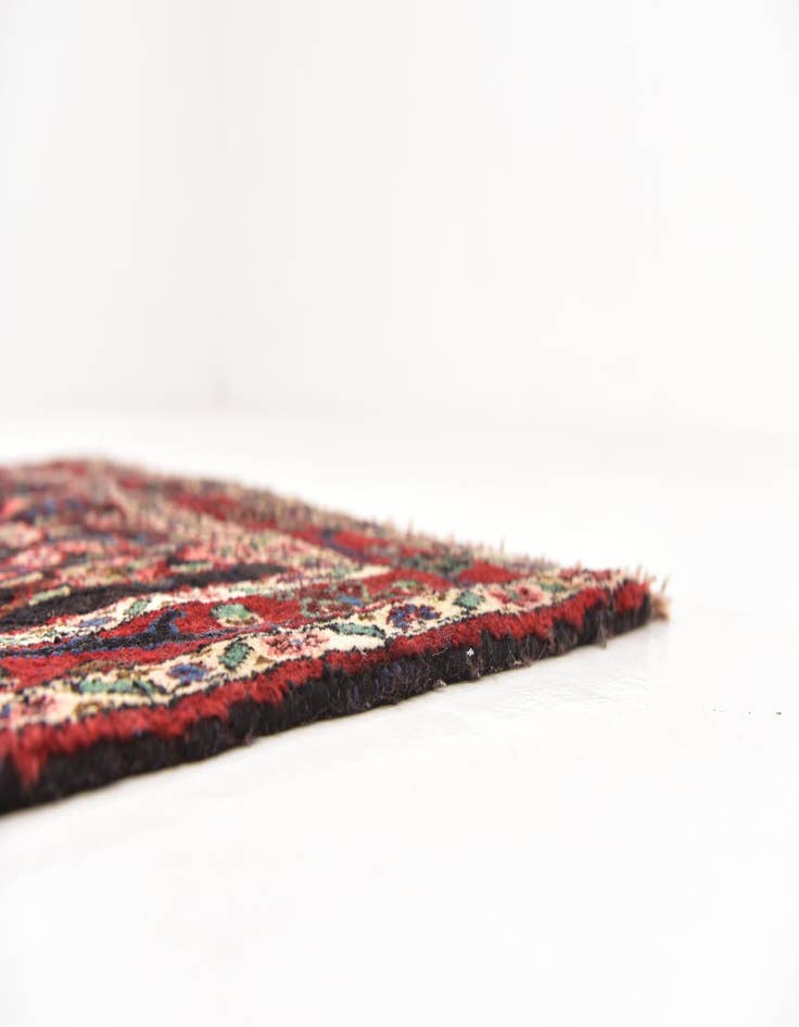 Detail image of  3' 6 x 10' 2  Hand Knotted Hossainabad Persian Wool Runner Rug