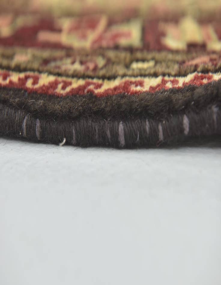 Detail image of  4' x 9' 7  Hand Knotted Hossainabad Persian Wool Runner Rug