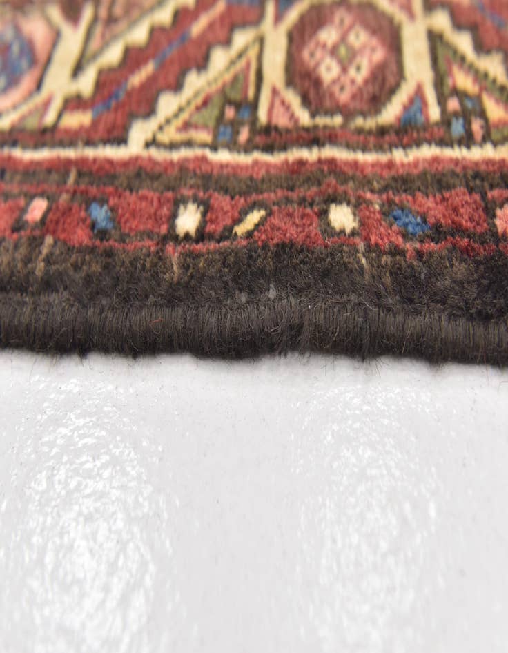 Detail image of  3' 7 x 9' 10  Hand Knotted Hossainabad Persian Wool Runner Rug
