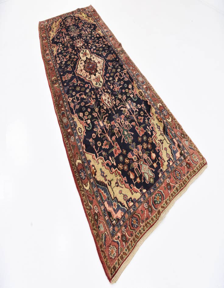 Detail image of  4' 8 x 11' 7  Hand Knotted Jozan Persian Wool Runner Rug