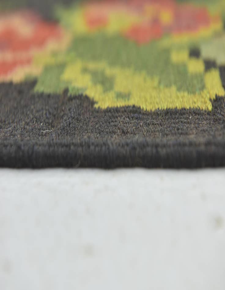 Detail image of  5' 4 x 9' 9  Hand Woven Karabakh Wool Runner Rug