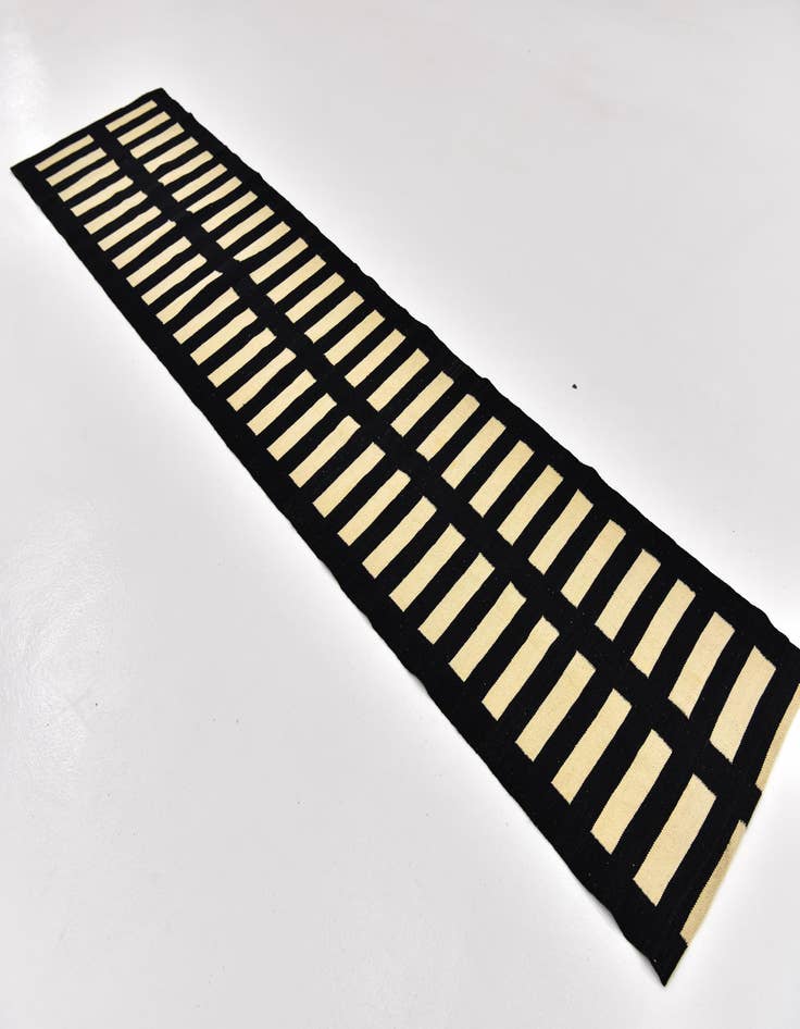 Detail image of  2' 5 x 10' 4  Hand Woven Kilim Modern Wool Runner Rug