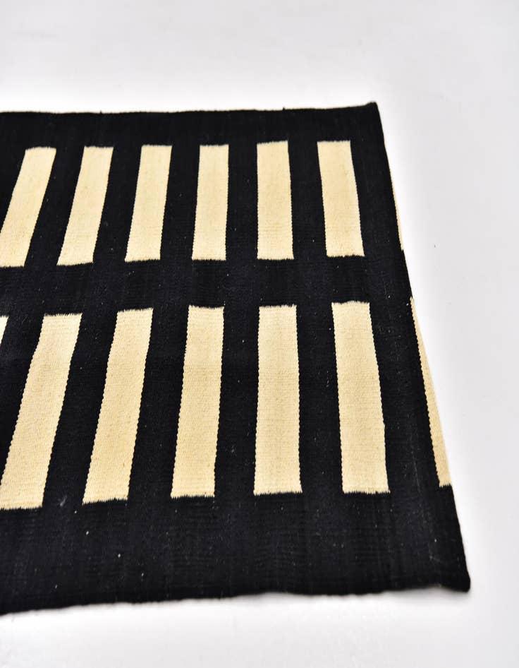 Detail image of  2' 5 x 10' 2  Hand Woven Kilim Modern Wool Runner Rug