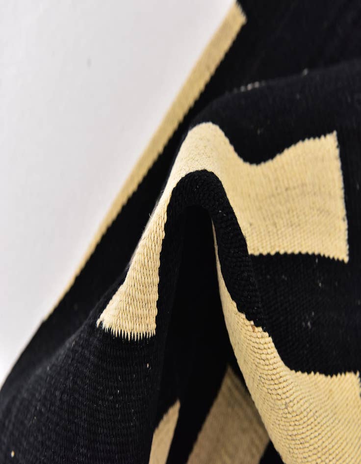 Detail image of  2' 5 x 10' 2  Hand Woven Kilim Modern Wool Runner Rug