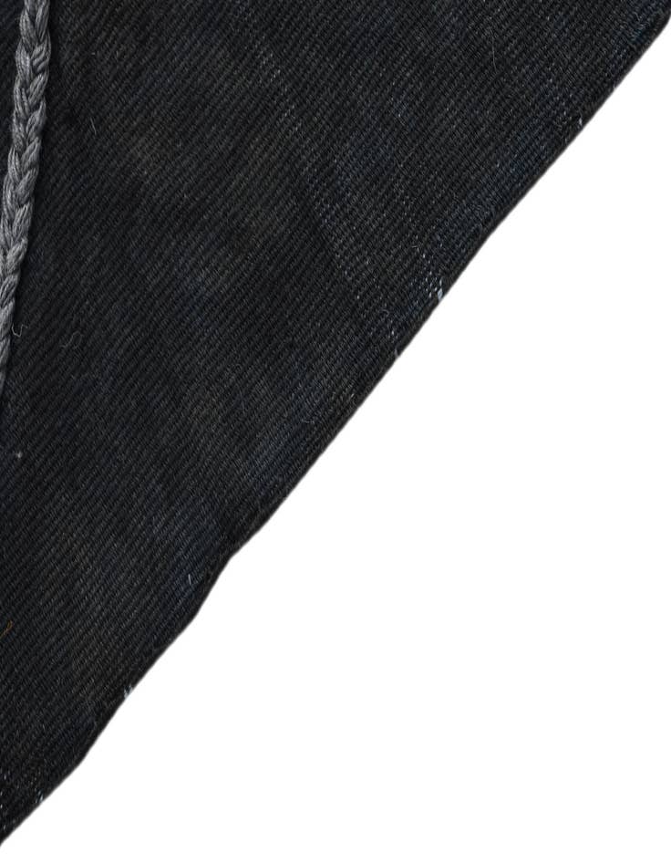 Detail image of  3' 6 x 10'  Hand Woven Kilim Modern Wool Runner Rug