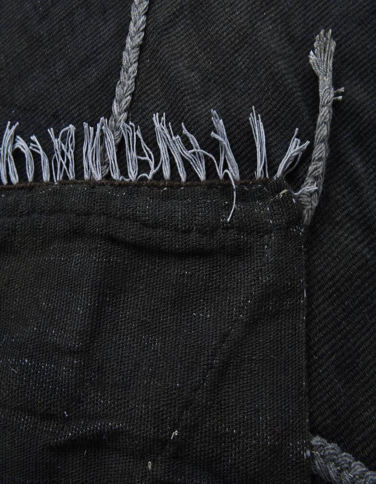 Detail image of  3' 6 x 10'  Hand Woven Kilim Modern Wool Runner Rug