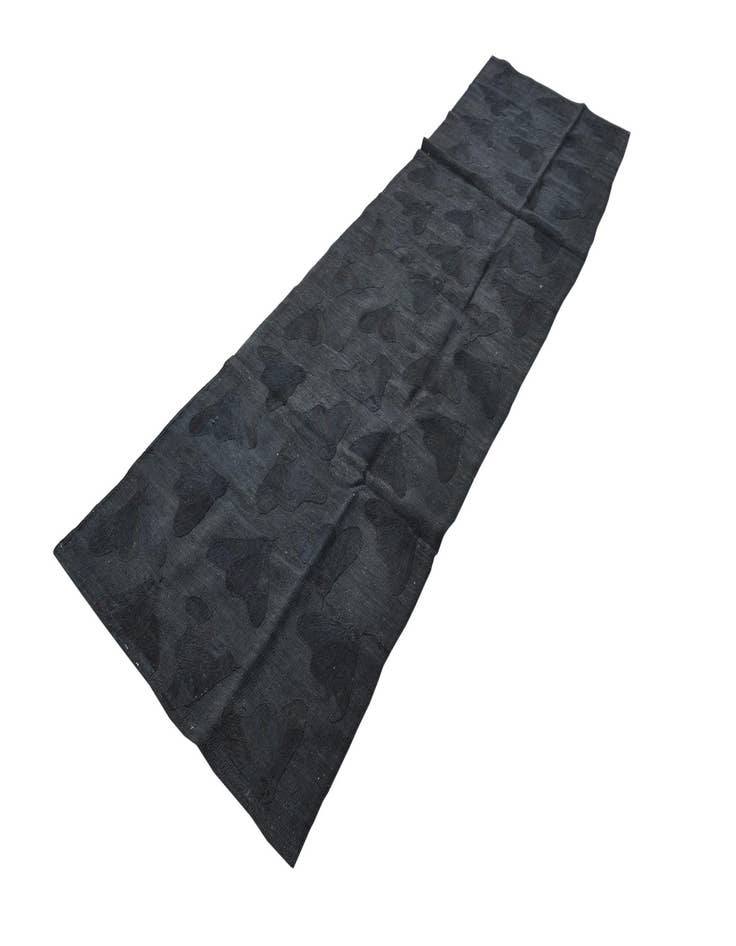 Detail image of  2' 8 x 9' 3  Hand Woven Kilim Suzani Wool Runner Rug