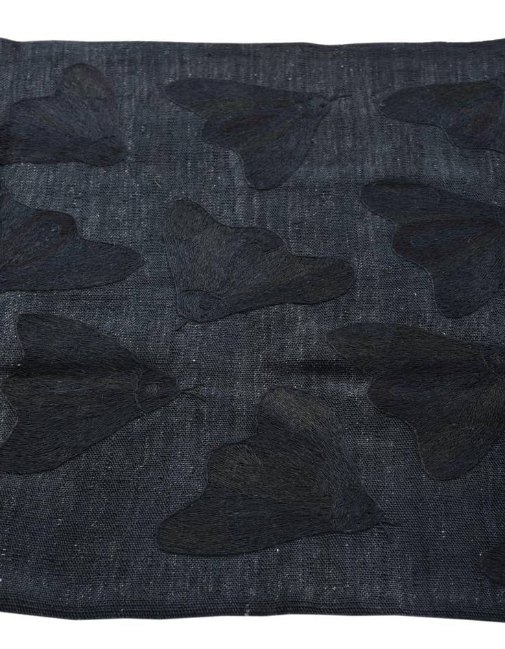 Detail image of  2' 8 x 9' 3  Hand Woven Kilim Suzani Wool Runner Rug