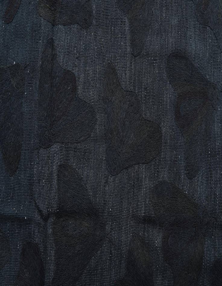 Detail image of  2' 8 x 9' 3  Hand Woven Kilim Suzani Wool Runner Rug