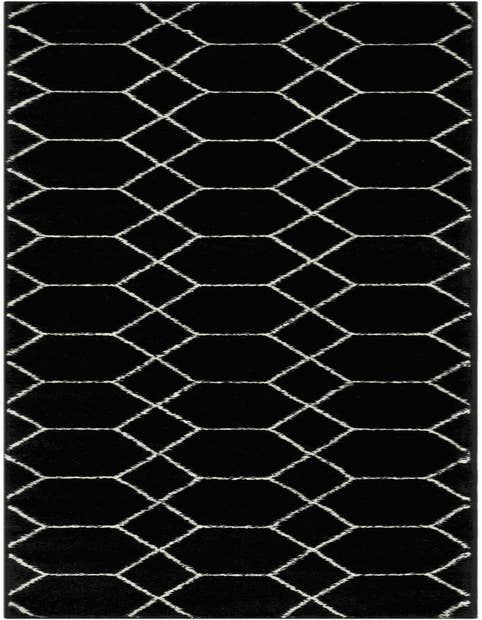 Detail image of  2' x 9' Lattice Frieze Runner Rug