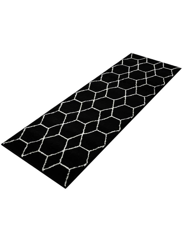 Detail image of  2' x 6' Lattice Frieze Runner Rug