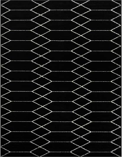 Detail image of  3' 3 x 16' 5 Lattice Frieze Runner Rug