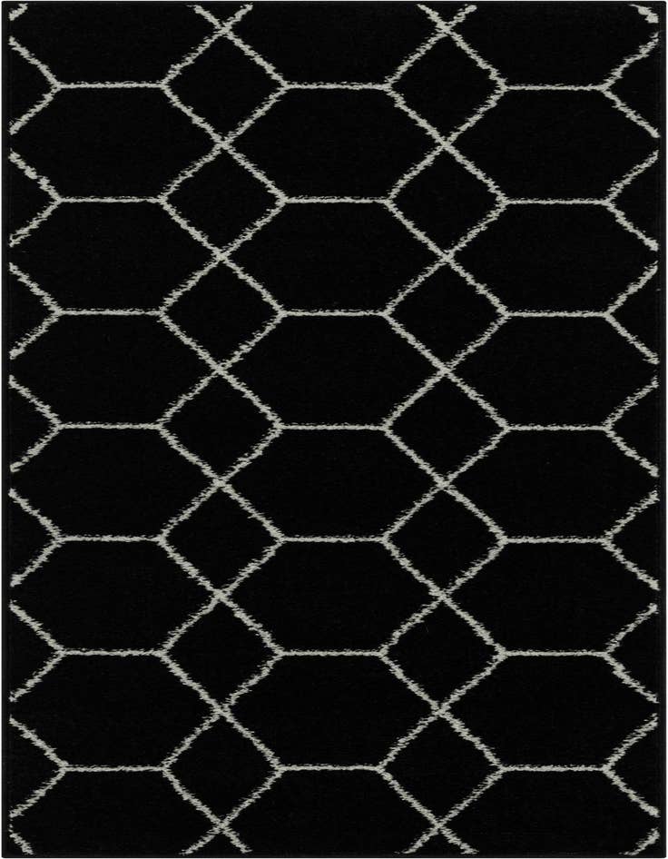 Detail image of  2' x 5' 3 Lattice Frieze Runner Rug