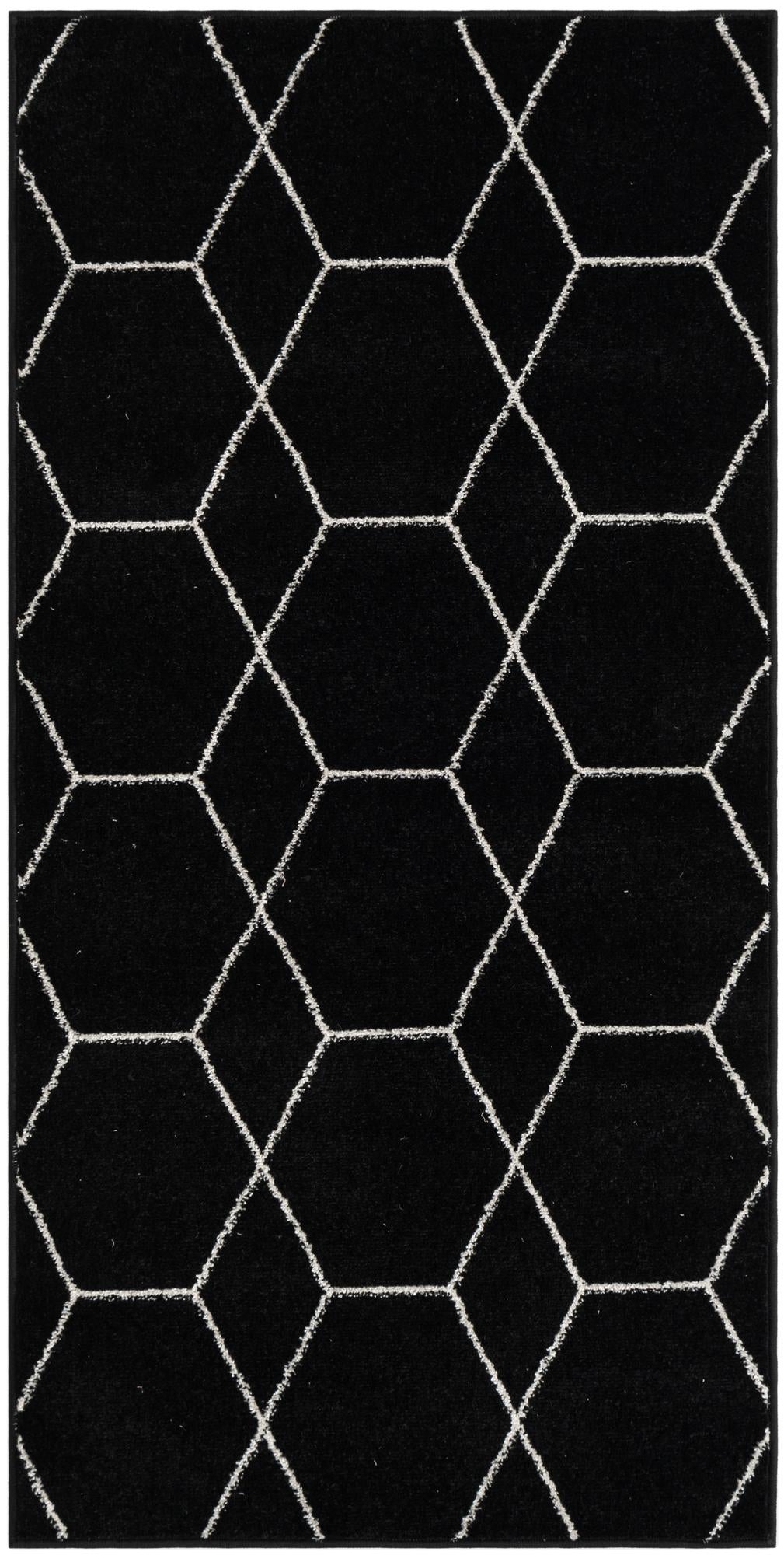  3' x 6' Lattice Frieze Runner Rug