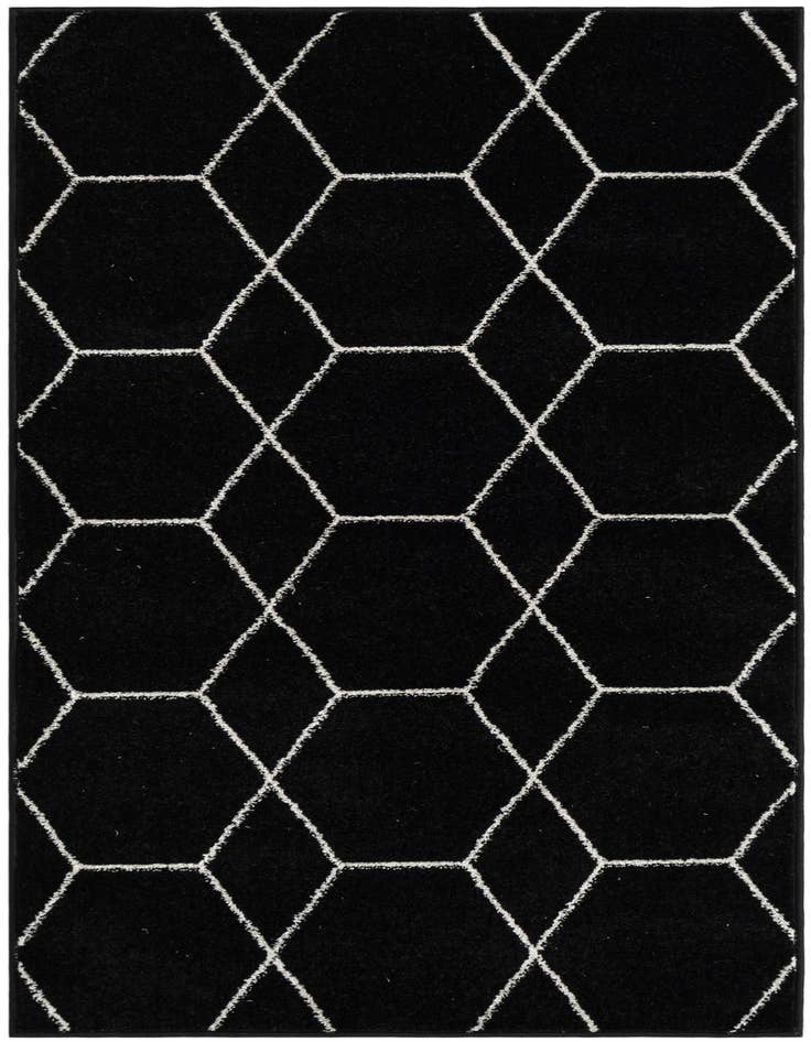 Detail image of  3' x 6' Lattice Frieze Runner Rug