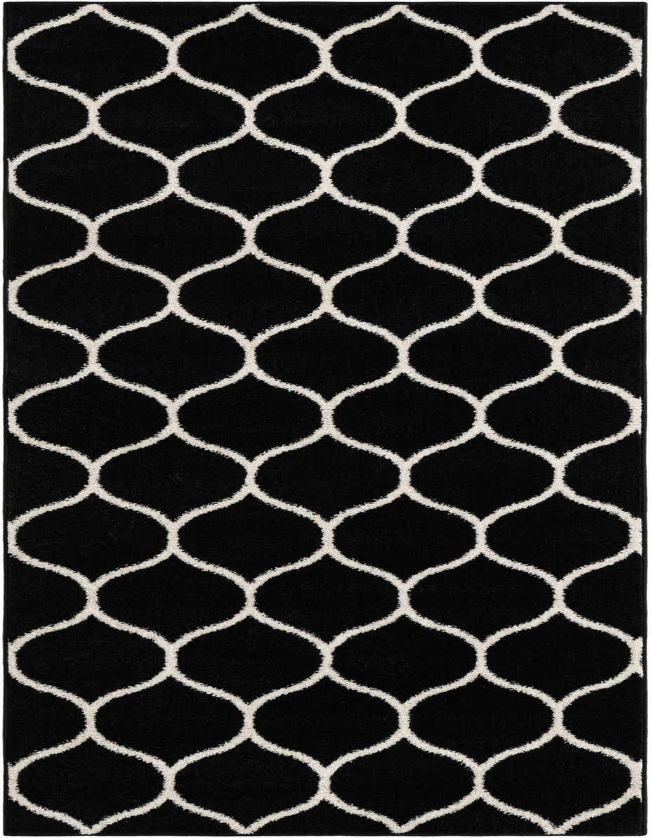 Primary image  3' 4 x 7' 4 Lattice Frieze Runner Rug