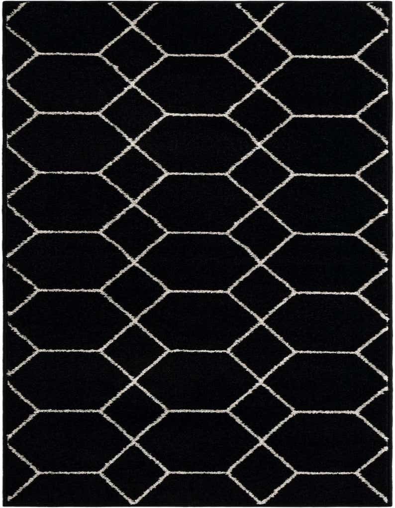 Primary image  2' 8 x 6' 10 Lattice Frieze Runner Rug