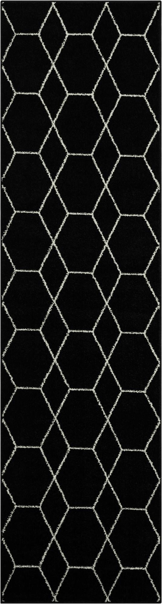  2' x 10' Lattice Frieze Runner Rug