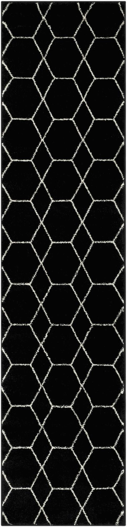  2' x 9' Lattice Frieze Runner Rug