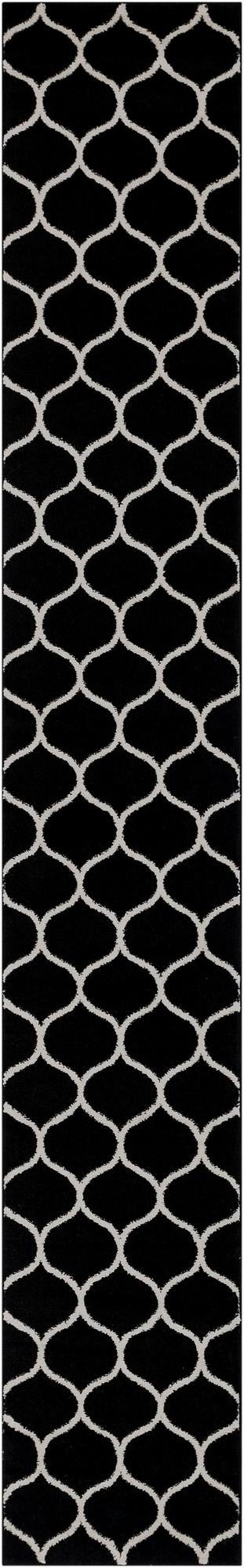  2' x 13' Lattice Frieze Runner Rug